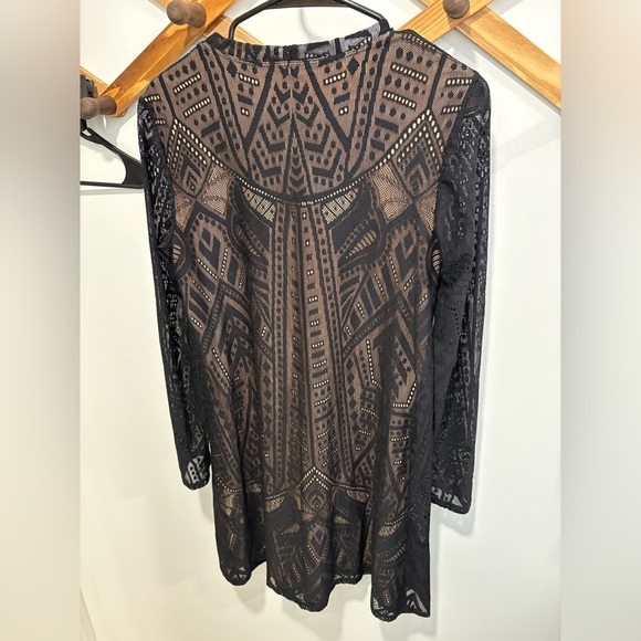 🌟 BCBGMAXAZRIA NATYLY BLACK LACE DRESS🌟 - Picture 3 of 14